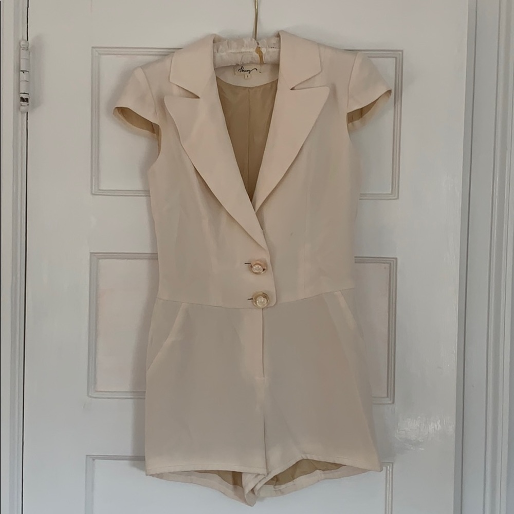 Vintage Silk Bridal Jumpsuit Romper